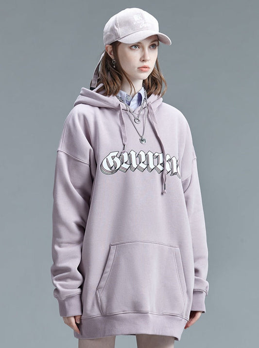 Hoodie Velvet Bear Logo American Pink Bag