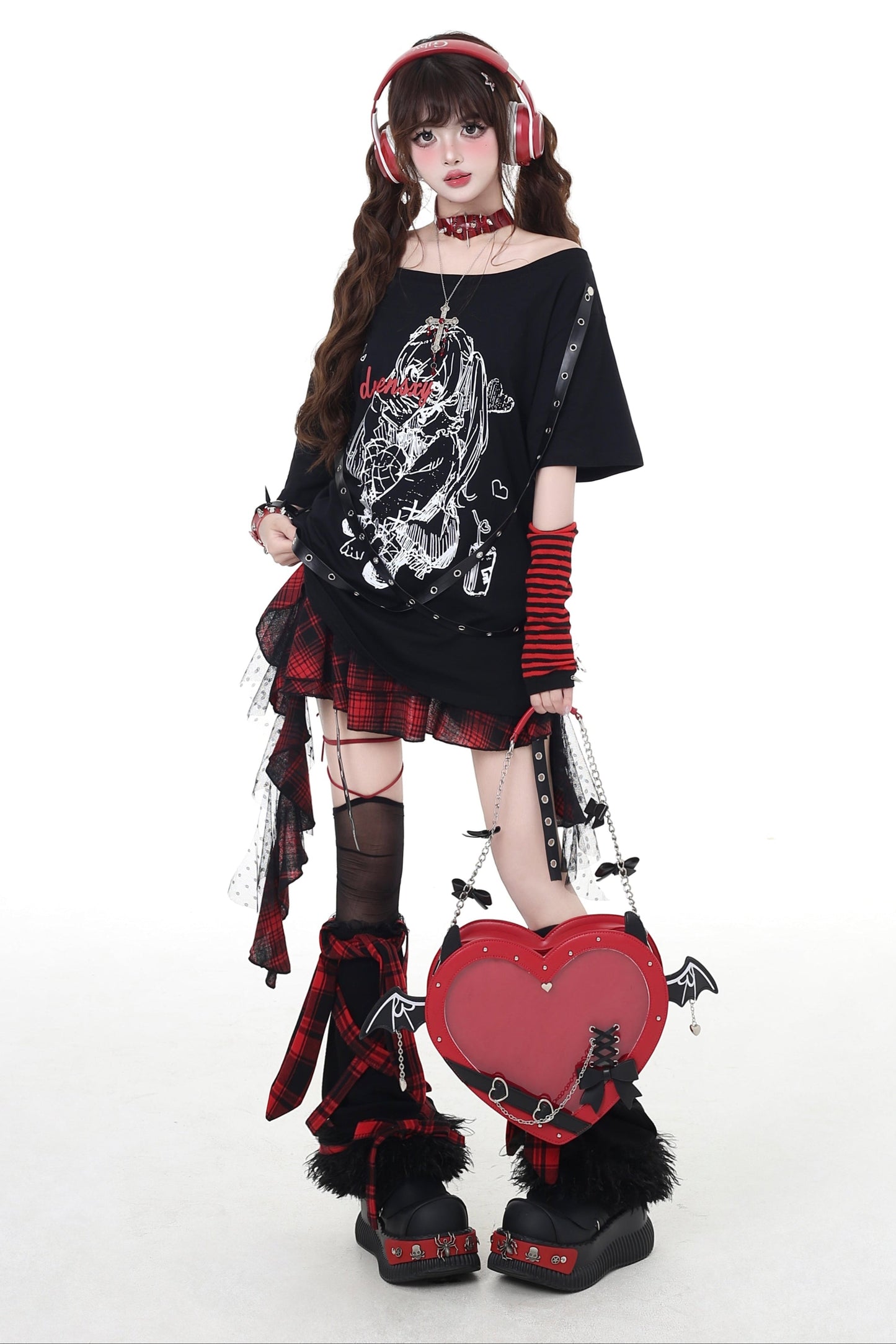 T-Shirt Girl Crazy Rock