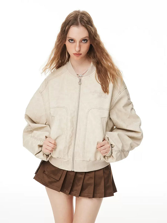 Überjacke Mode Weiß