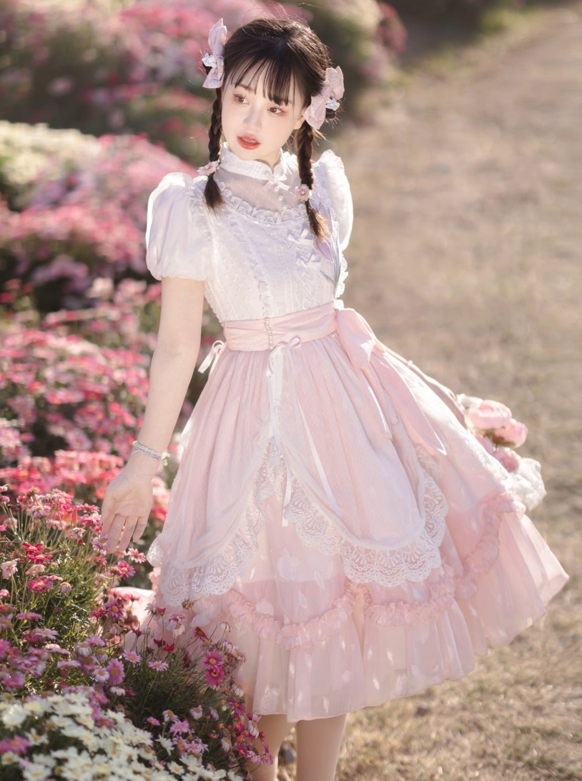 Lolita Tulip Dress Girly Sweet Summer