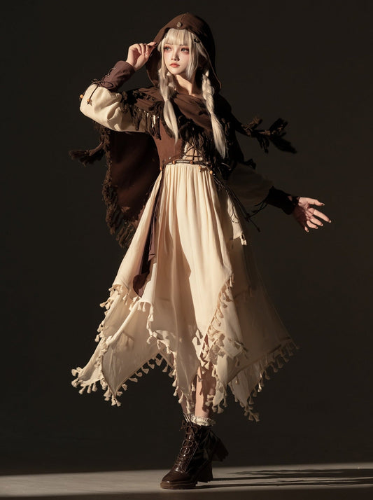 Style Dress Exotic Vest Cape