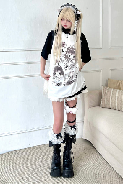 Tops Angel Loose Neighborhood👼Bicolor Over
