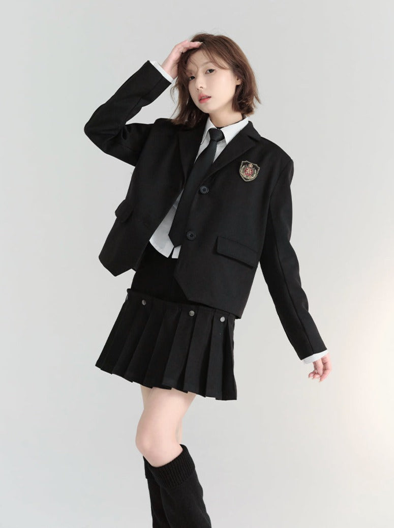 Veste emblème College Simple