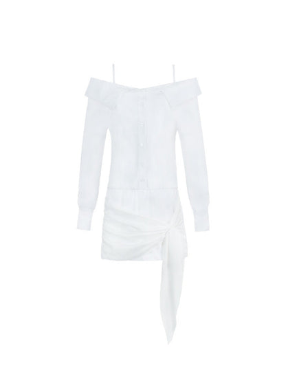 Mode Shirt Dress White