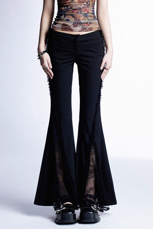 Spicy Lace Micro Flared Pants