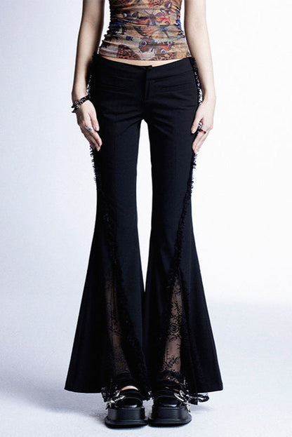 Spicy Lace Micro Flared Pants