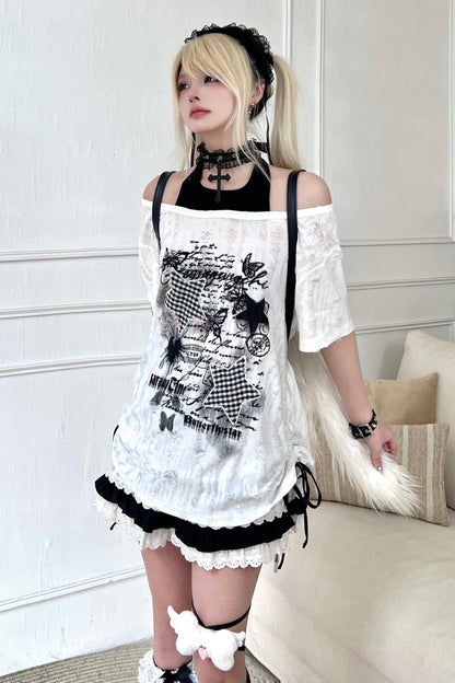 Slash T-Shirt Shoulder