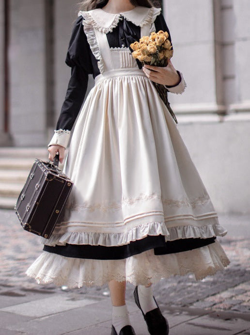 Élégante robe Angelina Set Maid Retro