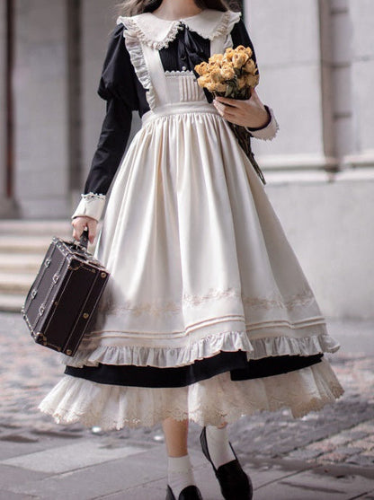 Élégante robe Angelina Set Maid Retro