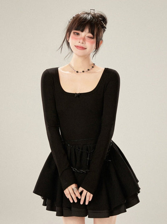 Little French Dress Black