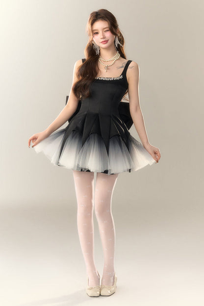 Dance Swan Gradient Princess Dress