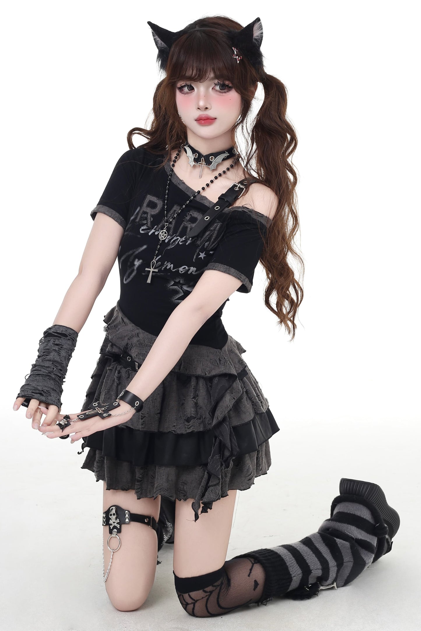 Grunge Cool Suite Cake Skirt