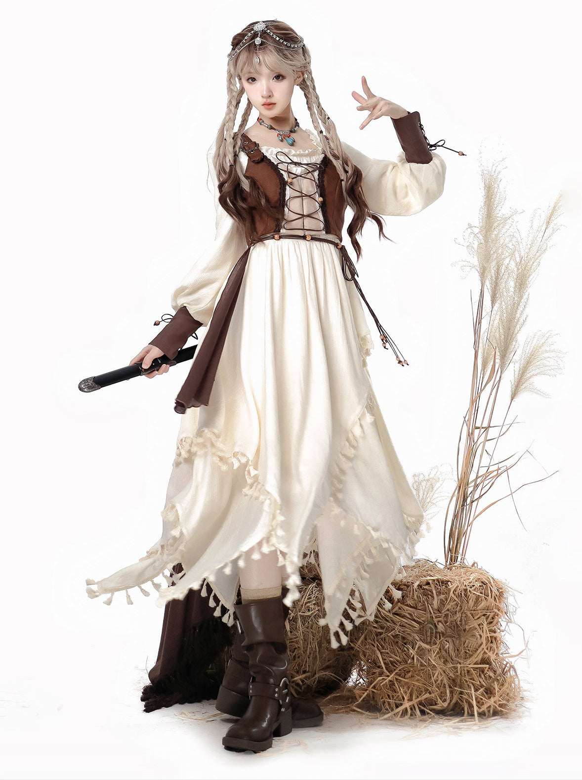Style Dress Exotic Vest Cape