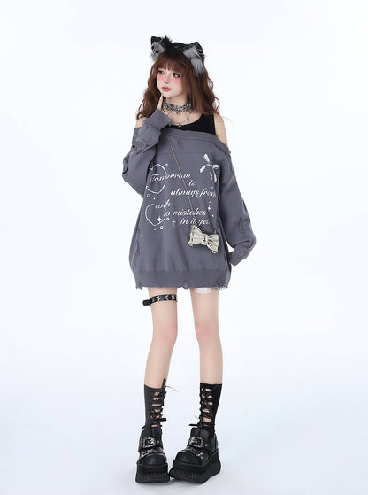 Haut deux pièces à épaules dénudées, style décontracté et cool, effet faux-sucré, pour une fille adorable