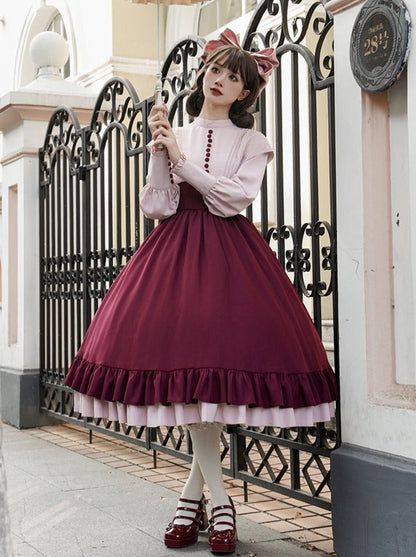 Rose Piece Lolita Faux Kula Dress Two