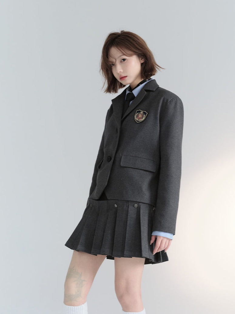 Veste emblème College Simple
