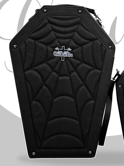 Coffin Pain Cross Bag Spider