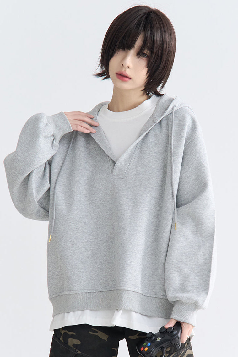 ユニセックスカジュアルパーカースタイル