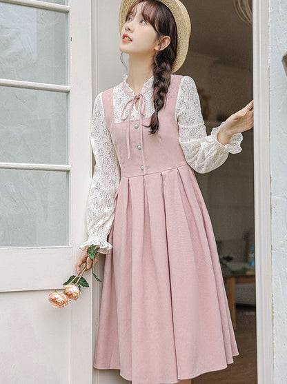 Skirt Suspender Retro Sweet