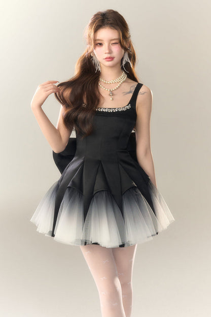 Dance Swan Gradient Princess Dress