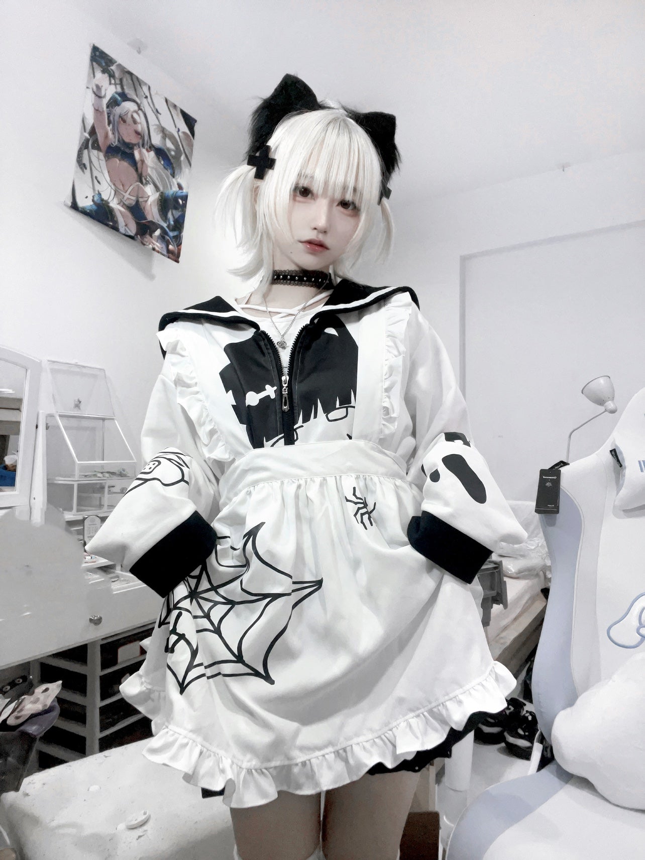 Sous-culture en tête Mine Cat Sailor