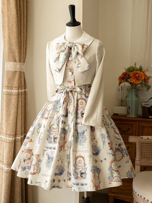 Print Legant Jacket Dress Classical Set Echo Eternal Echo Lotor