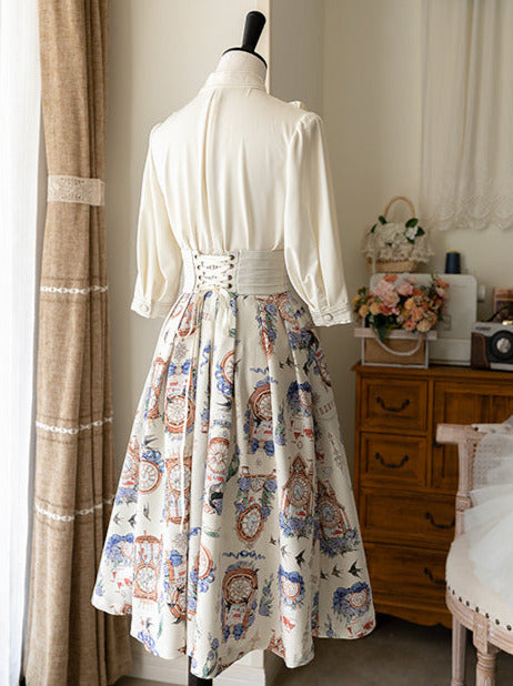 Lolita Echo Daily Echo Setup Suskart Eleegan Trochrasical Print Shirt Eternal