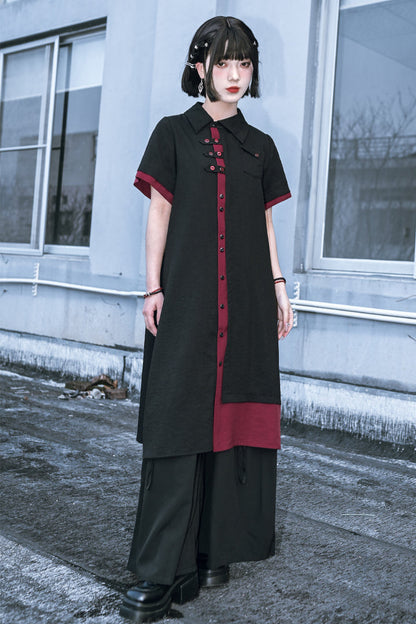 Dark Shirt China Dress Country