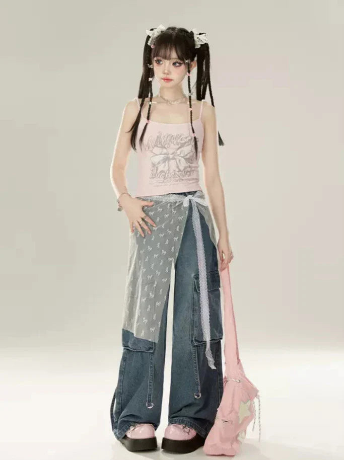 リボンシアーレーススカート