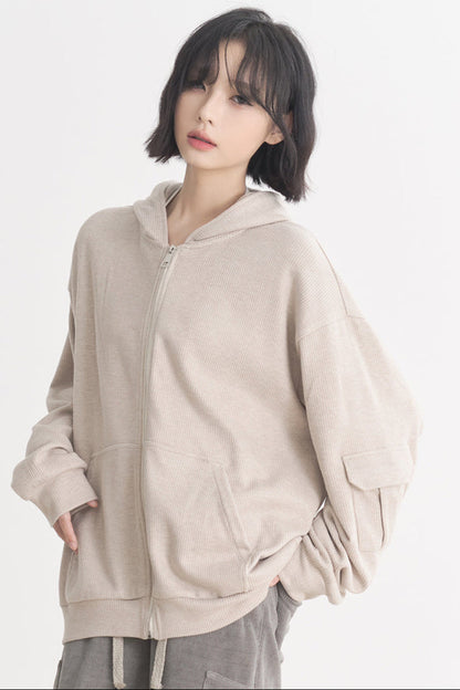 Unisex Spring Museum Hooded 2025 Collection - Cardigan Gravity