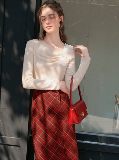 Queen Milk Sweet Tops French Lazy