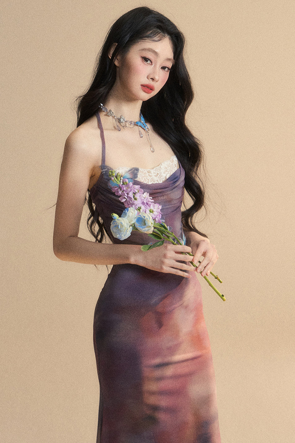 Tight-Style One-Shoulder Lace Dress