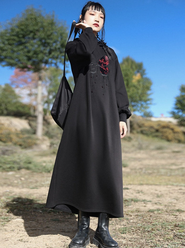 Sweatshirt Loose Hooded Hoodie Dark Mode