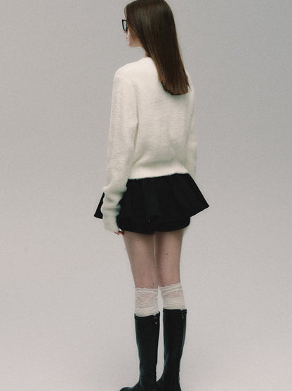 Cardigan Imitation Mink Bijou