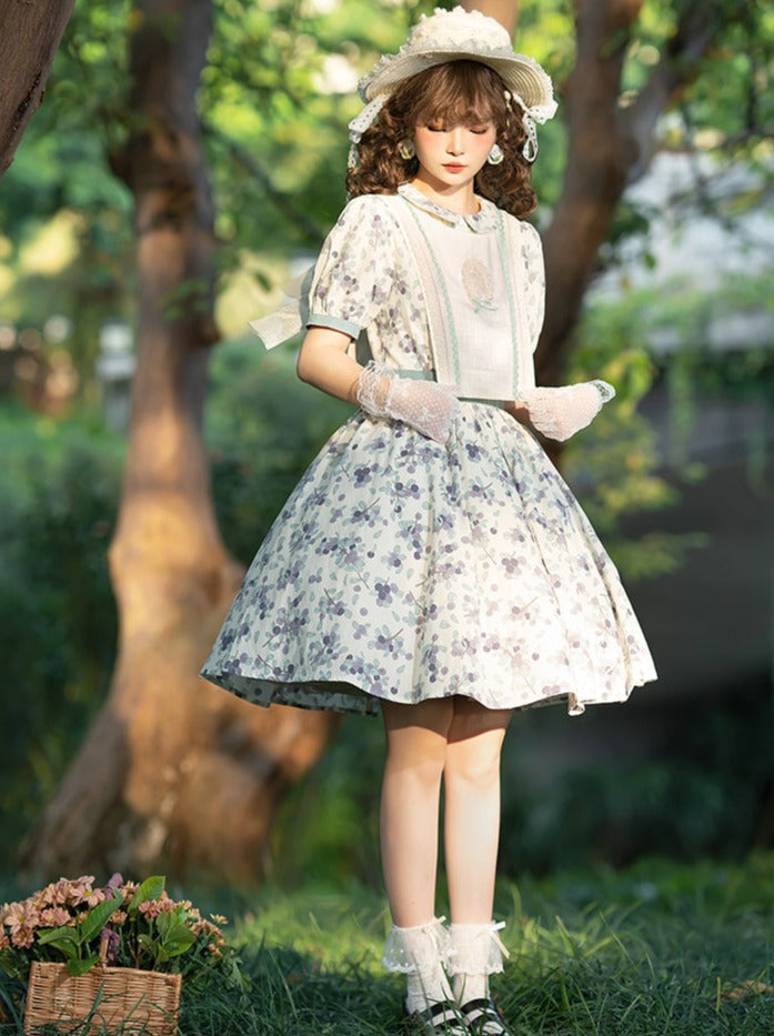 Summer Dress Flower Apron Flower + Retro