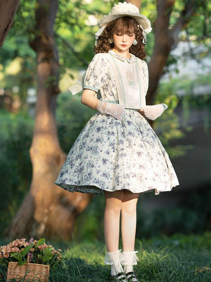 Summer Dress Flower Apron Flower + Retro