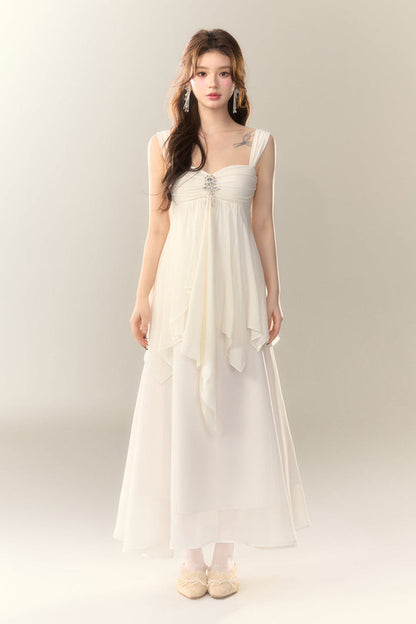 New Irregular Dress Coast Rhinestone Floating