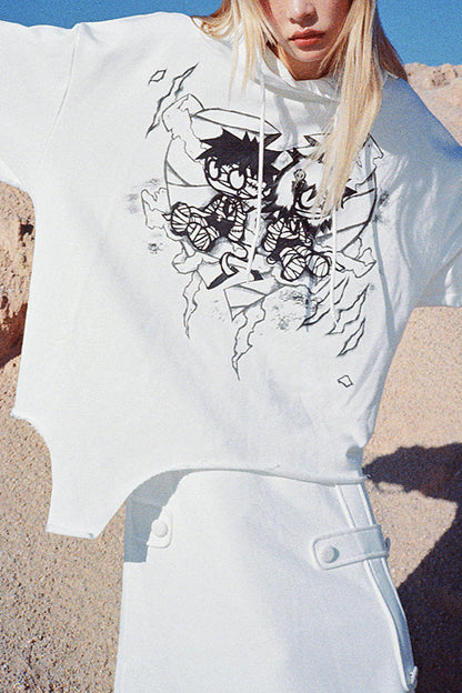 Hoodie Love Hooded Mummy Sweatshirt