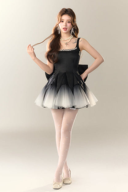 Dance Swan Gradient Princess Dress