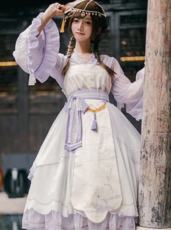 Ensemble Lolita Night Crescent Moon Robe suspendue