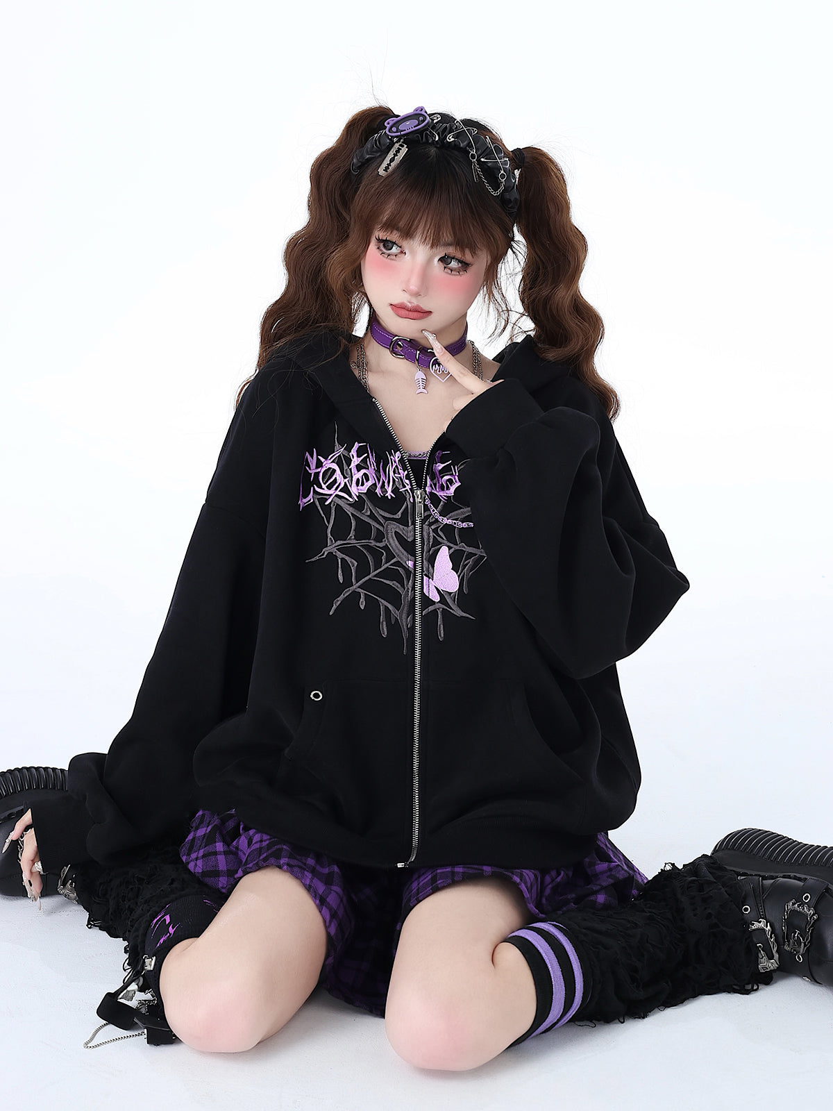 Versatile Niche Hoodie Punk Loose Sweet