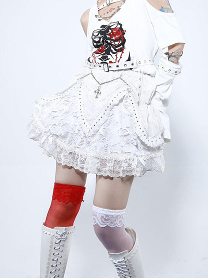 クロススカートチェーンパンクリベット