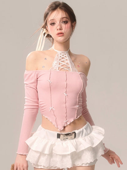 Top Ribbon Sweet Little Asymmetrical