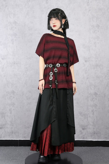 Dark Border Loose T-Shirt