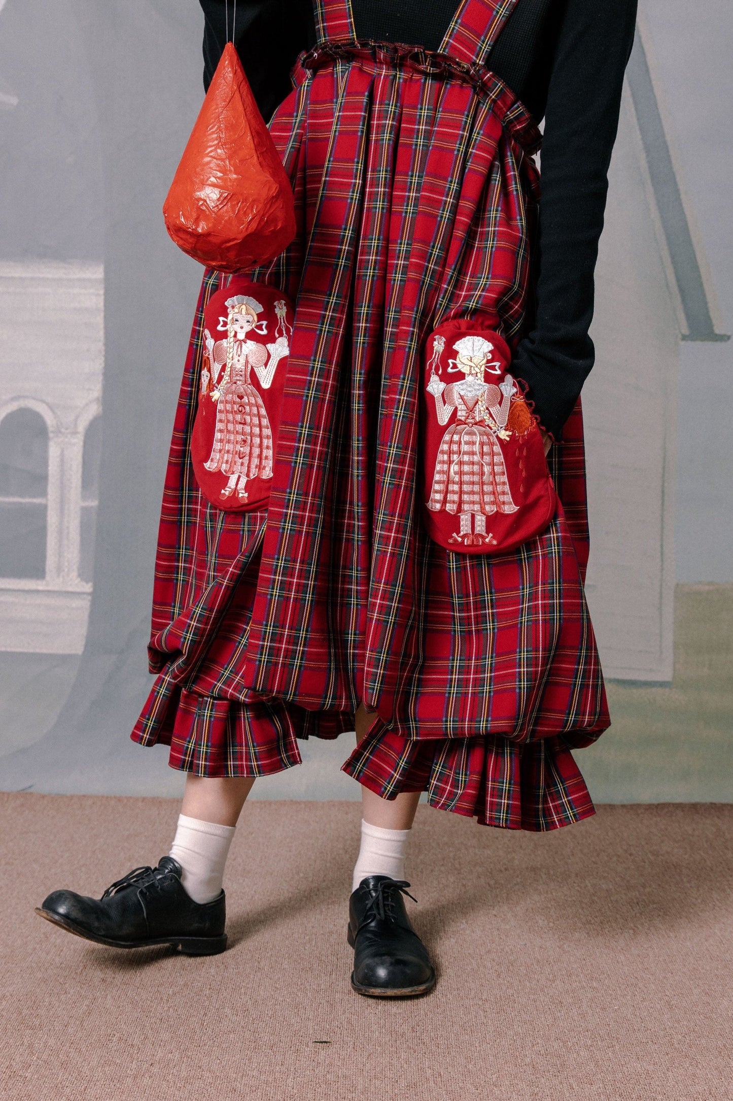 Check Retro Pants Balloon Circus
