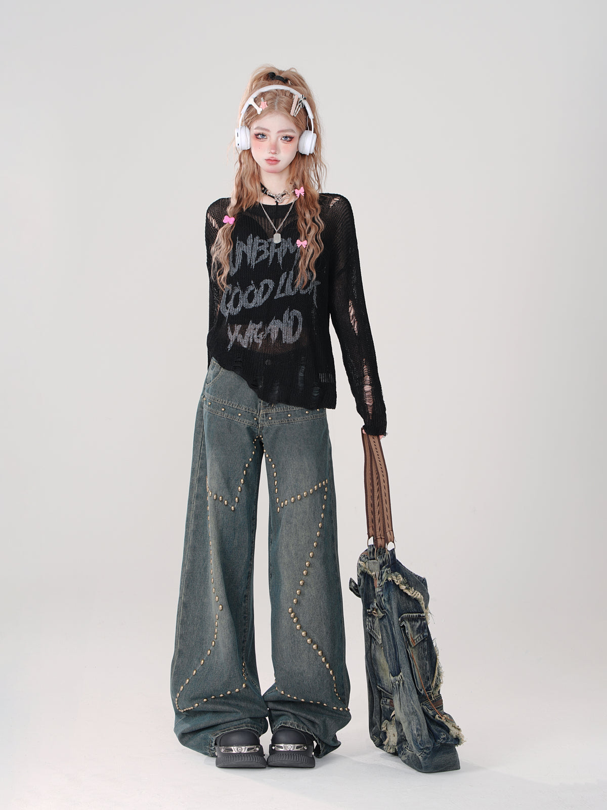 Stir Loose Wide Denim Pants
