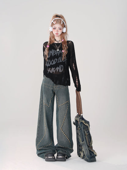 Stir Loose Wide Denim Pants
