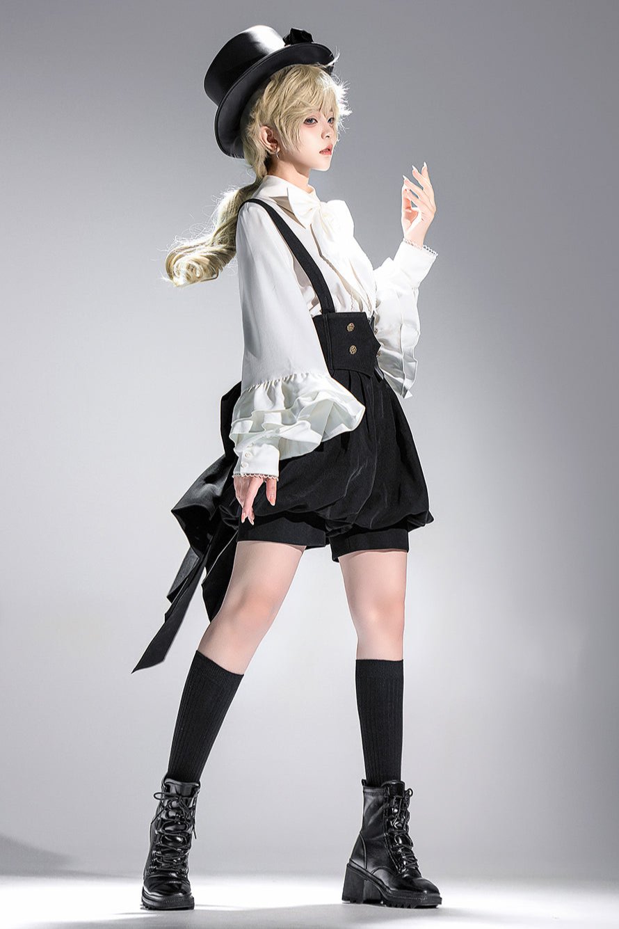Cute + Retro Shorts Elegant Shirt Ribbon Prince Reservations Tail Dark