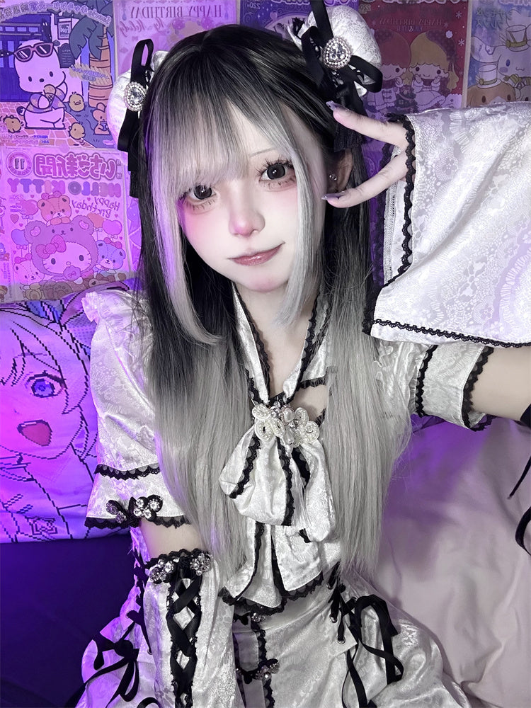 Dress China Strap Pants Ribbon Suit