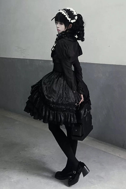 Gothic Frilled Lolita Skirt